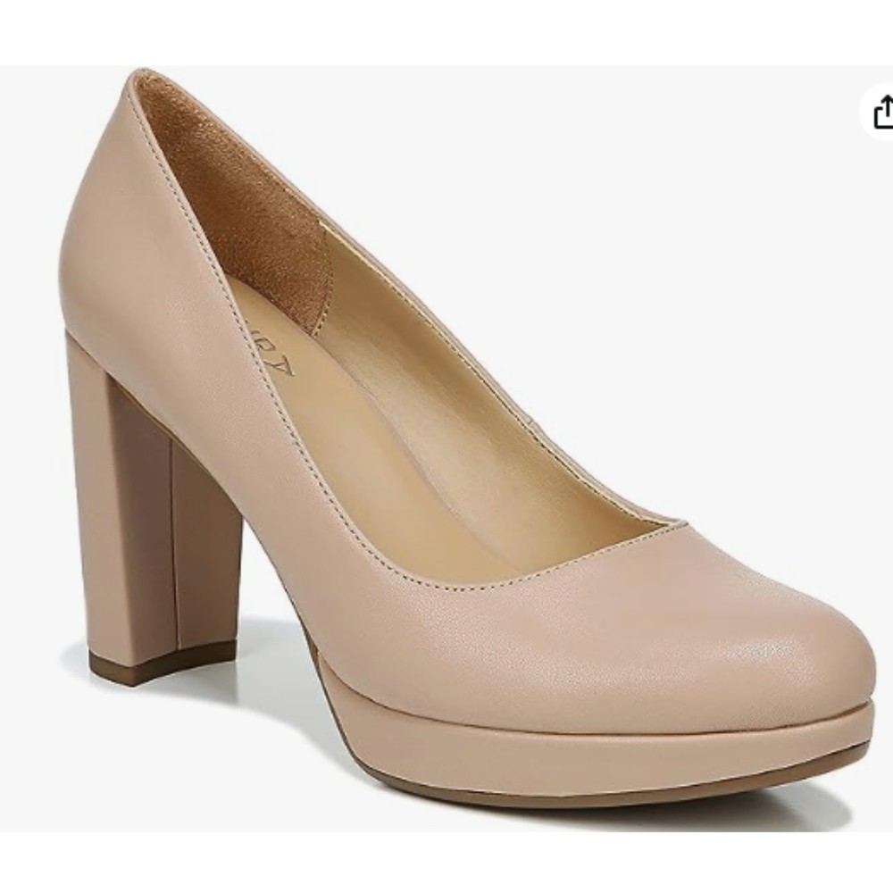 Naturalizer Womens 12 Berlin Pump Heels Taupe NWT